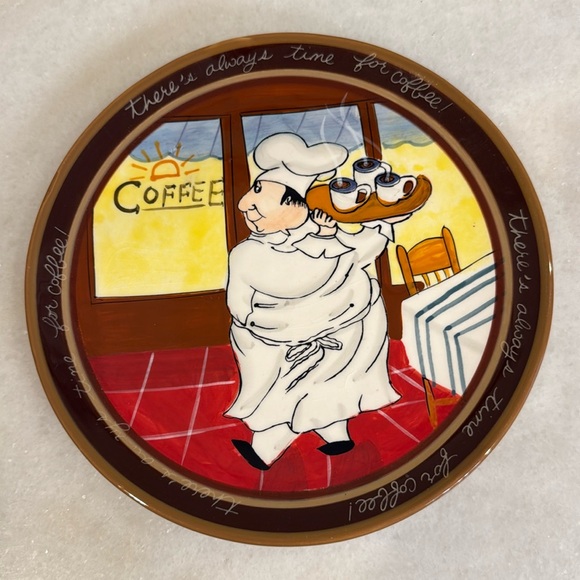 Certified International Other - Certified International “There’s Always Time for Coffee” Plate